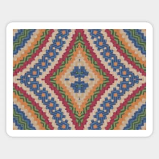 Multicolor ,Textured , Geometric , Pattern Sticker